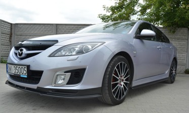 Спойлер переднего бампера Mazda 6 MK2 SPORT (GH-Серия) дорестайл фото