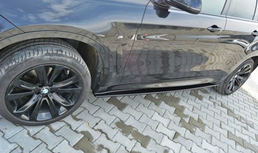 Тюнінг накладки бічних порогів BMW X6 F16 M-pack фото