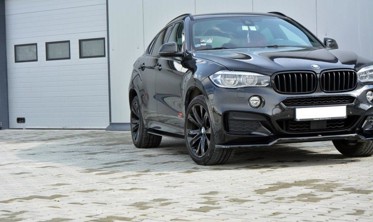 Тюнінг накладки бічних порогів BMW X6 F16 M-pack фото