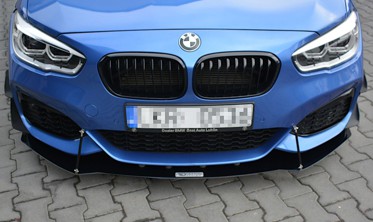 Диффузор переднего бампера BMW 1 F20/F21 M-Power рестайл вер.1 фото