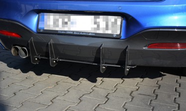 Центральний дифузор заднього бампера BMW 1 F20/F21 M-Power рестайл фото