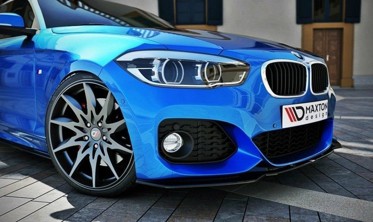 Дифузор переднього бампера BMW 1 F20/F21 M-Power рестайл вер. 1 фото