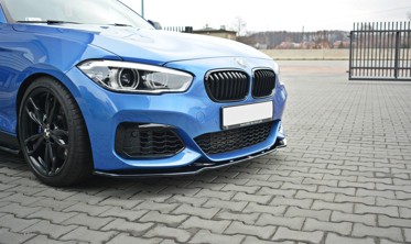 Дифузор переднього бампера BMW 1 F20/F21 M-Power рестайл вер. 1 фото
