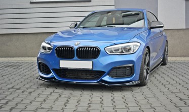 Дифузор переднього бампера BMW 1 F20/F21 M-Power рестайл вер. 2 фото