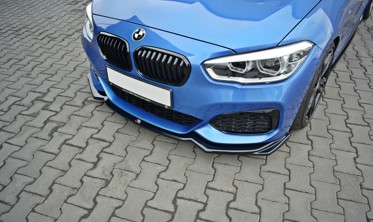Дифузор переднього бампера BMW 1 F20/F21 M-Power рестайл вер. 2 фото