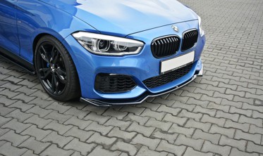 Дифузор переднього бампера BMW 1 F20/F21 M-Power рестайл вер. 2 фото