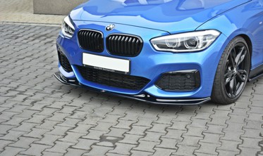 Спойлер переднего бампера BMW 1 F20, F21  M-Power FL вер. 3 фото