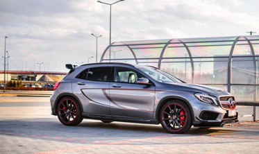 Диффузор передний Mercedes GLA 45 AMG SUV X156 дорестайл фото