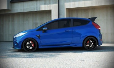 Тюнінг обвіс Ford Fiesta MK7 у стилі Focus RS Facelift фото