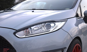 Реснички (накладки на фары) Ford Fiesta mk7 рестайл версия 1 фото