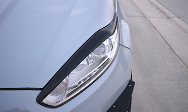 Реснички (накладки на фары) Ford Fiesta mk7 рестайл версия 1 фото