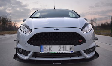Реснички (накладки на фары) Ford Fiesta mk7 рестайл версия 1 фото