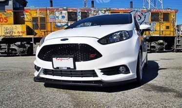 Дифузор під передній бампер Ford Fiesta mk7 ST рестайл фото