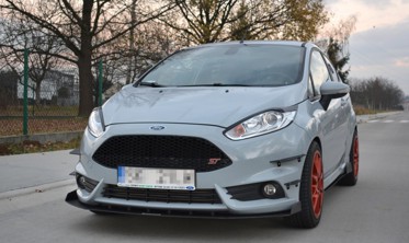 RACING накладка под передний бампер Ford Fiesta mk7 FL ST версия  фото