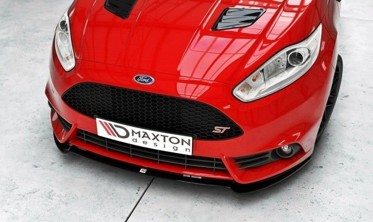 Спойлер переднего бампера Ford Fiesta mk7 рестайл ST вер.3 фото