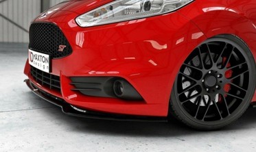 Спойлер переднего бампера Ford Fiesta mk7 рестайл ST вер.3 фото