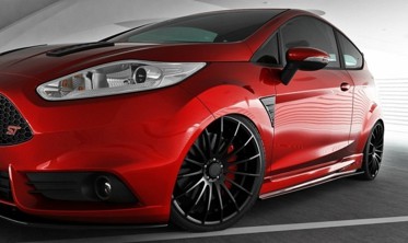 Диффузоры под боковые пороги Ford Fiesta ST / ST-LINE MK7 / MK7 FL фото