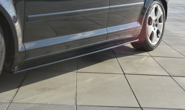 Тюнинговый листвы под пороги Audi A3 Sportback  8P / 8P рестайл фото