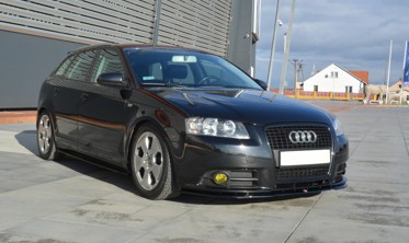 Тюнинговый листвы под пороги Audi A3 Sportback  8P / 8P рестайл фото