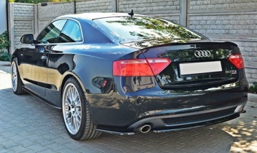 Центральний дифузор заднього бампера Audi A5 S-line 8T Coupe / Sportback фото