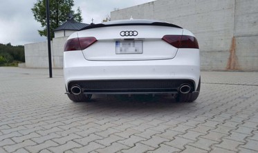 Бічні тюнінгові накладки заднього бампера Audi A5 8Т S-line FL Coupe фото