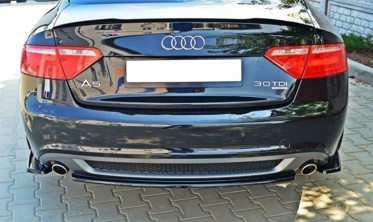 Боковые диффузоры заднего бампера Audi A5 S-line 8T Coupe фото