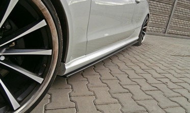 Дифузори (накладки) під пороги Audi RS5 8T/8T FL фото
