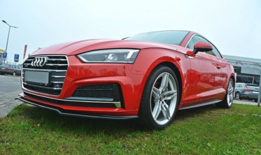 тюнинговый диффузор переднего бампера Audi S5 / A5 S-line F5 Coupe / Sportback вер. 1 фото