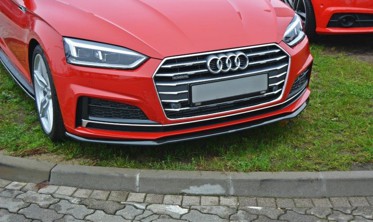 Тюнинговая накладка под передний бампер Audi S5 / A5 S-line F5 Coupe / Sportback вер. 2 фото