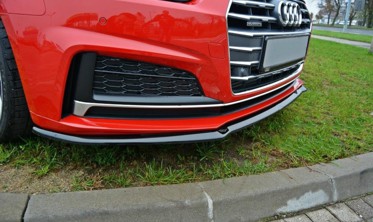 Тюнинговая накладка под передний бампер Audi S5 / A5 S-line F5 Coupe / Sportback вер. 2 фото