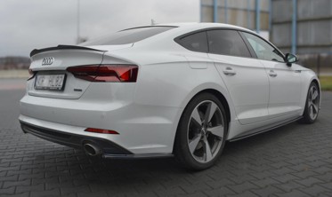 Боковые диффузоры под задний бампер Audi A5 MK2 F5 спортбек S-line фото
