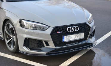 Диффузор (накладка) под передний бампер Audi RS5 F5 Coupe / Sportback фото
