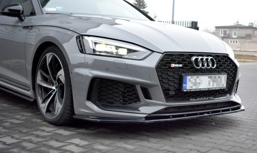 Диффузор (накладка) под передний бампер Audi RS5 F5 Coupe / Sportback фото