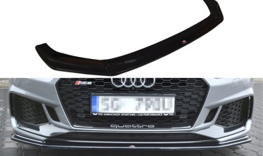 Тюнінгова накладка переднього бампера Audi RS5 F5 Coupe / Sportback вер.2 фото