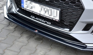 Тюнинговая накладка переднего бампера Audi RS5 F5 Coupe / Sportback вер.2 фото