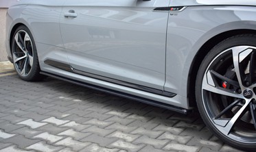 Тюнинговые накладки под боковые пороги Audi RS5 MK2 F5 купе фото