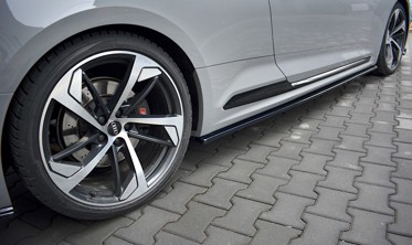 Тюнинговые накладки под боковые пороги Audi RS5 MK2 F5 купе фото