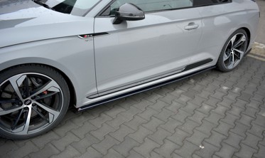 Тюнинговые накладки под боковые пороги Audi RS5 MK2 F5 купе фото