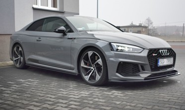 Тюнинговые накладки под боковые пороги Audi RS5 MK2 F5 купе фото