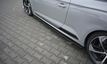 Листвы боковые Racing под пороги Audi RS5 F5 MK2 Coupe фото