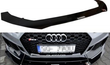 Дифузор RACING для переднього бампера Audi RS5 F5 вер.1 фото