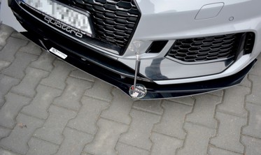 Дифузор RACING для переднього бампера Audi RS5 F5 вер.1 фото