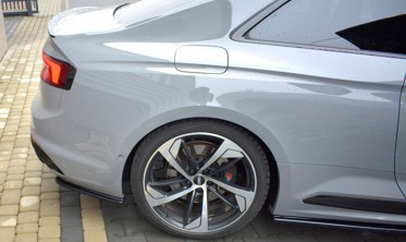 Боковые диффузоры заднего бампера Audi RS5 купе MK2 F5 фото