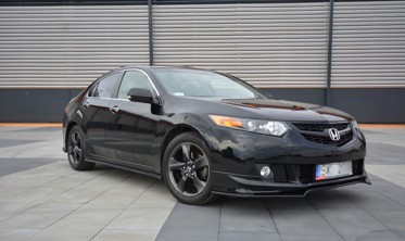 Накладки поб боковые пороги Honda Accord MK8 дорестайл седан фото