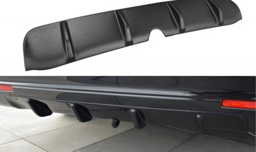 Центральний диффузор заднего бампера Honda Accord MK8 дорестайл, Sedan фото