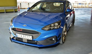 Тюнинговый диффузор переднего бампера Ford Focus MK4 ST / ST-line фото