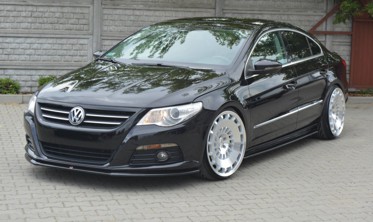 Диффузор переднего бампера VW Passat CC для стандартного бампера версия 2 фото