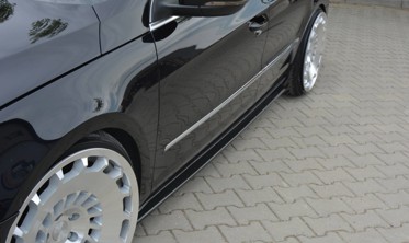Накладки под боковые пороги VW Passat CC для стандартной версии фото