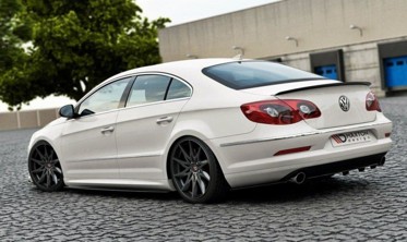 Тюнинг накладки под пороги VW Passat CC R36 R-Line дорестайл фото