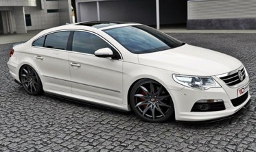 Накладка под передний бампер VW Passat CC R36 R-Line дорестайл фото